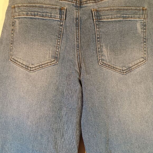 Vintage Y2K High Waisted Flared Leg Baggy Paperbag  Jeans sz S - Picture 6 of 8